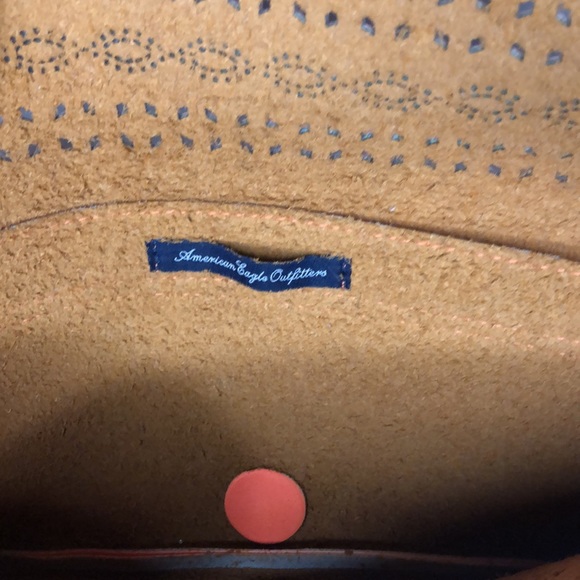 AMERICAN EAGLE OUTFITTERS bright fluorescent Orange clutch bag. - Picture 7 of 10